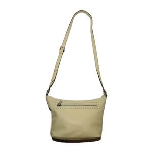 Steve Madden Crossbody Pebbled Yellow Shoulder Bag Adjustable S. Multi Zip #1260